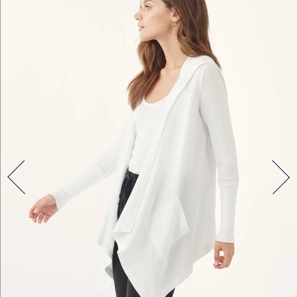 Splendid Waffle texture cotton cardigan